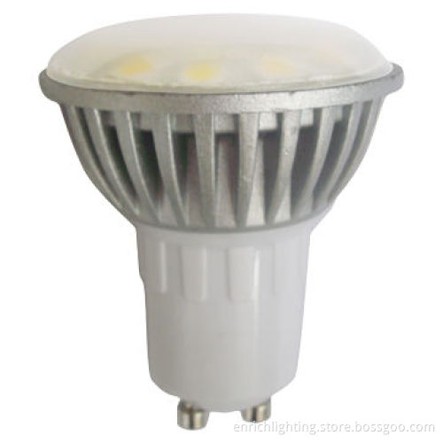 3W GU10 LED Spotlight Bulb with 85 to 265V AC Input Voltage, Made of Aluminum Housing